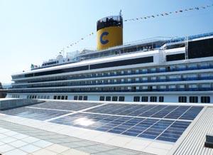 Photovoltaic  system Terminal Costa Cruises Savona